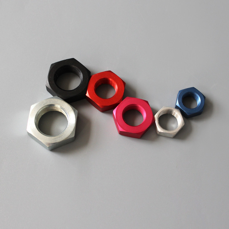 Jam nut metric or inch size, stainless steel or aluminum avaliable